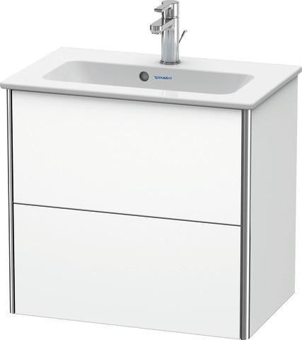 Duravit XSquare Waschtischunterbau 610 mm wandhängend mit Schubkasten s-matt für ME by Starck