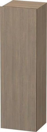 DURAVIT DuraStyle Hochschrank 360x400x1400mm, 1 Tür links, Eiche Terra/Weiß Matt, Soft-Close