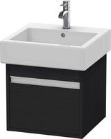 DURAVIT Ketho Waschtischunterbau wandhängend 440x450x410 mm 1 Auszug basalt matt