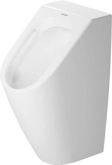 DURAVIT Urinal Soleil by Starck, spülrandlos, weiß, Zulauf hinten, Abgang horizontal