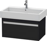 Duravit Ketho Waschtischunterbau 750 mm wandhängend basalt matt mit 1 Auszug