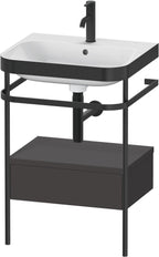 Spanplatte / graphit supermatt / mit 1 Hahnloch