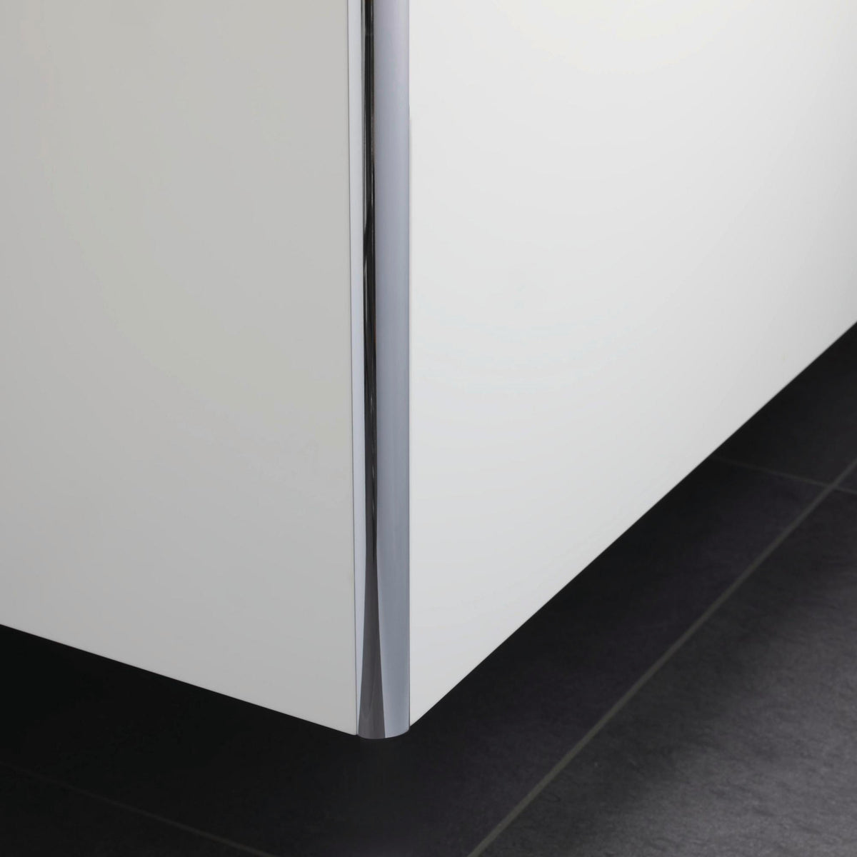 DURAVIT XSquare Waschtischunterbau 584 mm Eiche Schwarz, 2 Schubkästen, wandhängend