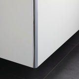 DURAVIT XSquare Waschtischunterbau 784 mm Flannel Grey Hochglanz mit 2 Schubkästen