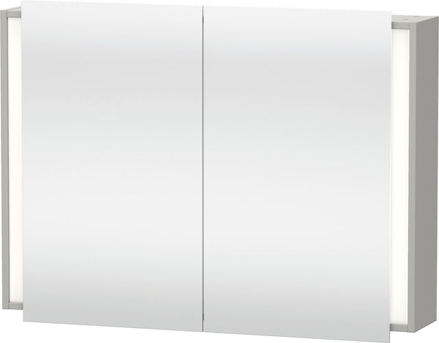 Duravit Ketho Spiegelschrank 1000 mm weiß matt – LED, Sensorschalter, 2 Türen