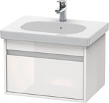 DURAVIT Ketho Waschtischunterbau 600 mm wandhängend basalt matt mit 1 Auszug