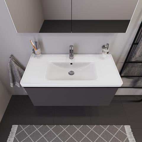 DURAVIT Spiegelschrank BETTER mit LED-Beleuchtung, 760 mm, Anschlag links, Front- und Innenspiegel