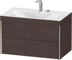 Spanplatte / Eiche / m.Viu,2Schk.,503x800x480mm 2Hl,champ.m./eiche dunkel gb.,Rahmen C