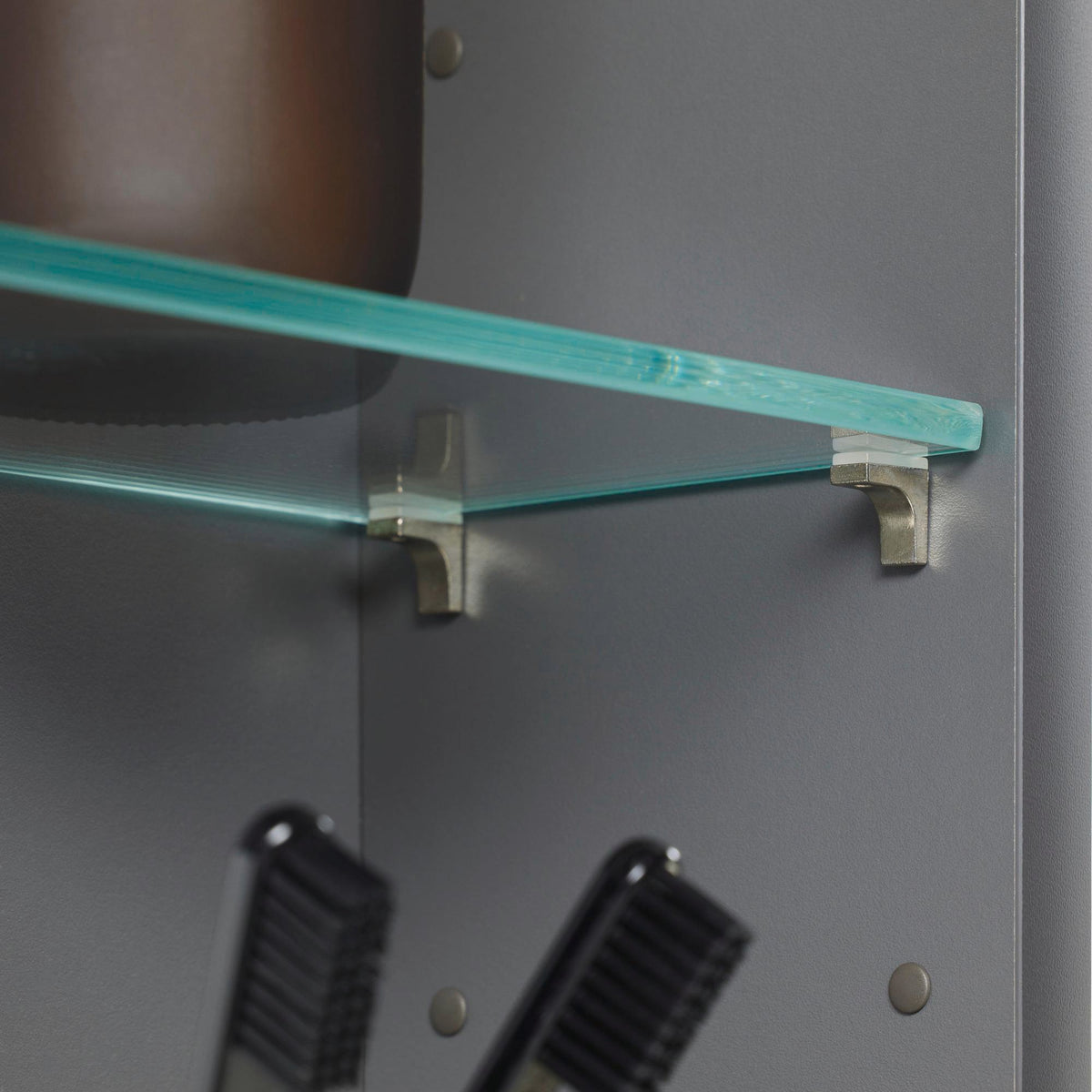 Duravit XSquare Spiegelschrank XS7113 Dolomite Grau 1000 mm mit LED-Beleuchtung und Steckdose