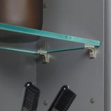 Duravit XSquare Spiegelschrank XS7113 Dolomite Grau 1000 mm mit LED-Beleuchtung und Steckdose
