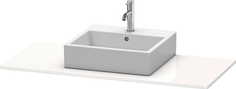 Duravit Konsole XSquare 800x550x16 mm Dolomiti Grey Hochglanz mit Ausschnitt