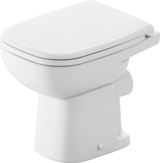 DURAVIT D-Code Stand-WC 480 mm Tiefspüler, Abgang waagerecht, weiß