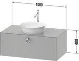 Duravit Waschtischunterbau White Tulip 1000 mm Nordic Weiß Seidenmatt von Philippe Starck