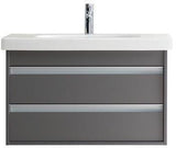 DURAVIT Waschtischunterbau Ketho wandhängend 800 mm, 2 Schubkästen, weiß matt, für D-Code 034285