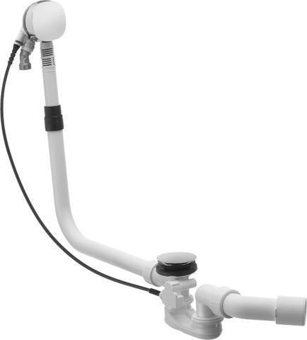 DURAVIT Ab- und Überlaufgarnitur mit Wanneneinlauf BZL725mm Chrom Universal