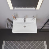 DURAVIT Licht & Spiegel Wandspiegel 1300x700mm mit LED-Beleuchtung und Sensorschalter – Weiß