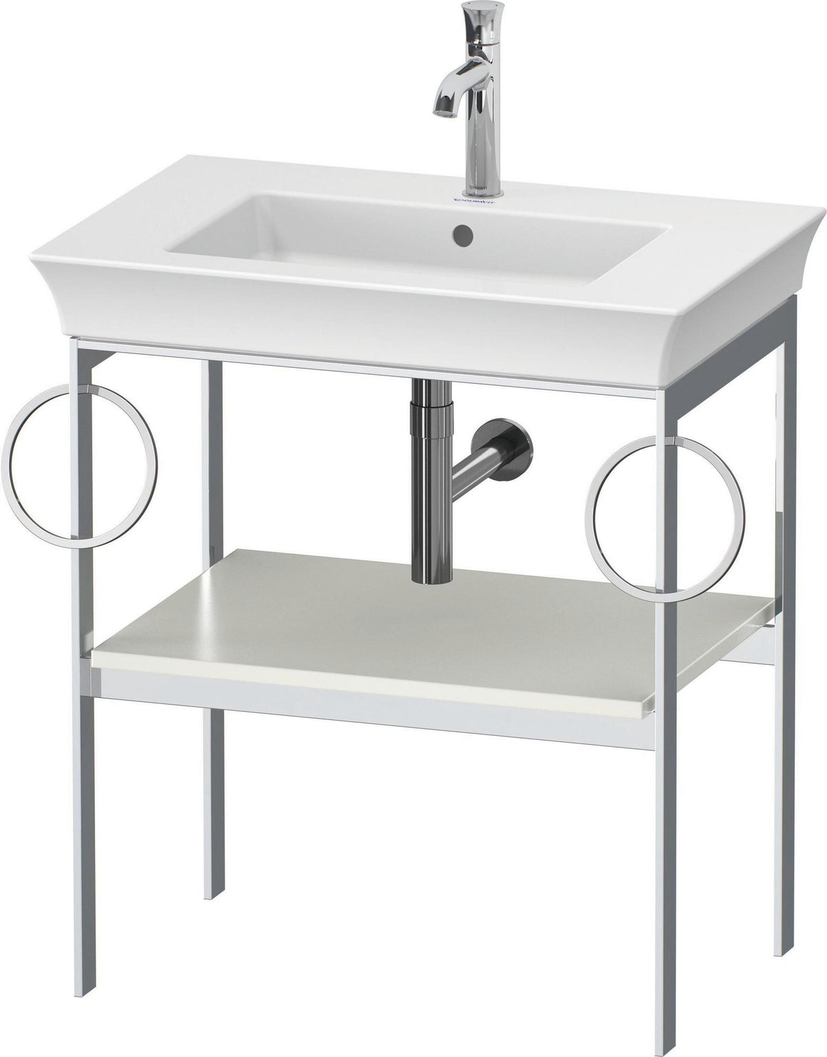 DURAVIT White Tulip Metallkonsole 684 mm – Design von Philippe Starck mit Höhenausgleich