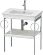 DURAVIT White Tulip Metallkonsole 684 mm – Design von Philippe Starck mit Höhenausgleich