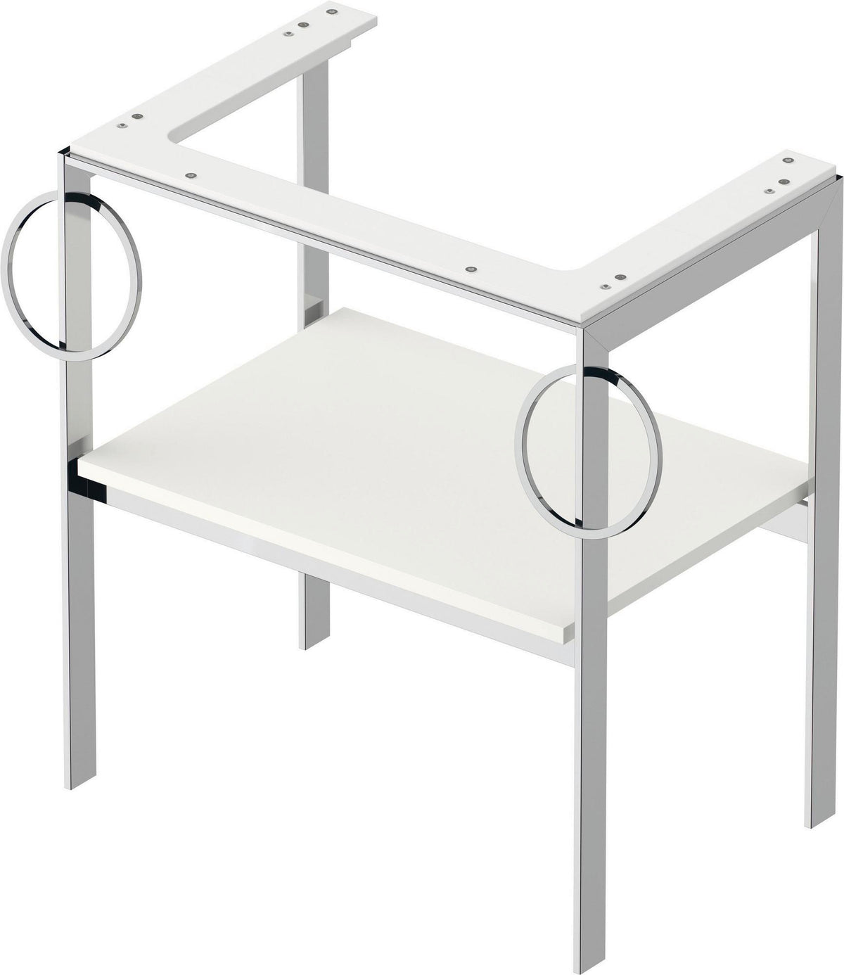 DURAVIT White Tulip Metallkonsole 684 mm – Design von Philippe Starck mit Höhenausgleich