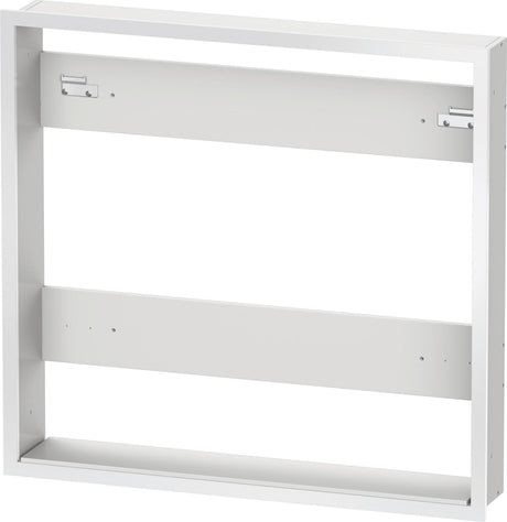 DURAVIT Einbauset Licht & Spiegel – Montagerahmen für Badmöbel, 139 x 661 x 810 mm