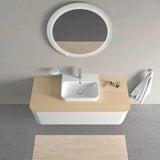 DURAVIT Happy D.2+ Konsolenwaschtischunterbau 1300 mm taupe supermatt mit Tip-On Technik und LED-Innenbeleuchtung