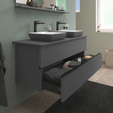 DURAVIT Sivida Spiegelablage 1280x115x35 mm – Chrom/Weiß Matt, inkl. Befestigungsmaterial