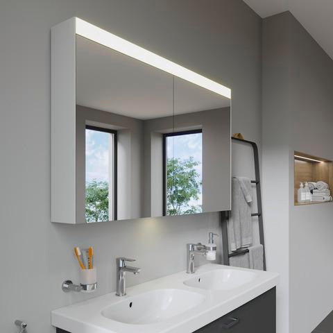 DURAVIT Spiegelschrank BETTER mit LED-Beleuchtung, 760 mm, Anschlag links, Front- und Innenspiegel