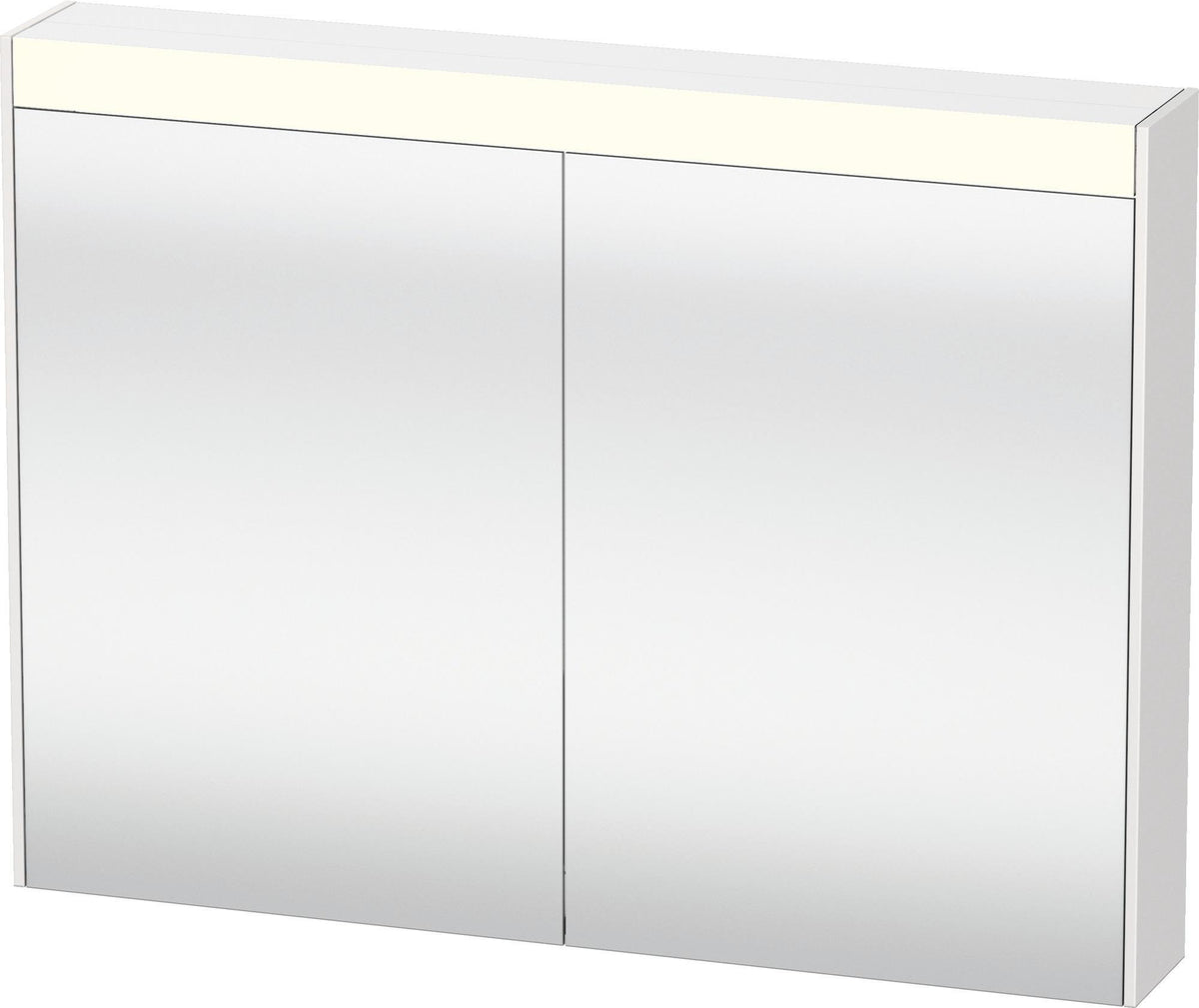 DURAVIT Brioso Spiegelschrank Betongrau 820 mm mit LED-Beleuchtung und Steckdose