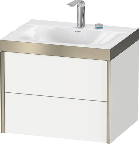Duravit Möbelwaschtischset XVIU 600x480mm Cha ma / ta s-matt Ra 83 o HL