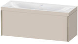 Duravit Möbelwaschtischset XViu 1200x480mm mit Unterbau, 1 Auszug, Ahorn mitte