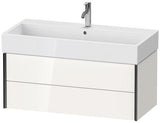 Duravit Waschtischunterbau XVIU 984 mm mit Tip-On-Technik für Vero Air, weiß matt
