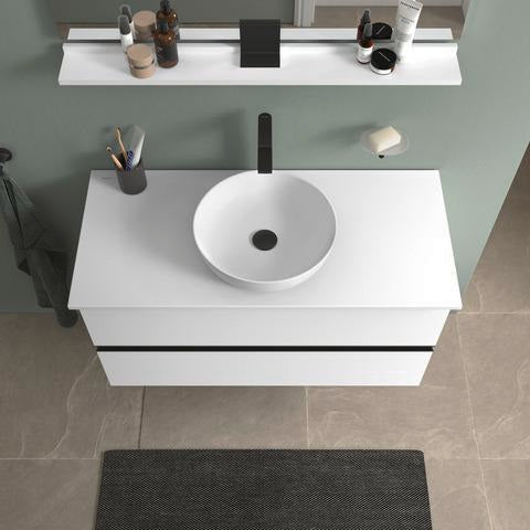 DURAVIT Sivida Waschtischunterbau 1045 mm, bodenstehend, 2 Schubkästen, Soft-Close, Weiß Matt