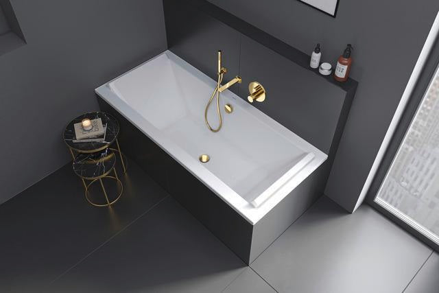 DURAVIT Brauseschlauch 1600 mm Gold Poliert mit Verdrehsicherung und konischer Kupplung