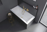DURAVIT Brauseschlauch 1600 mm Gold Poliert mit Verdrehsicherung und konischer Kupplung