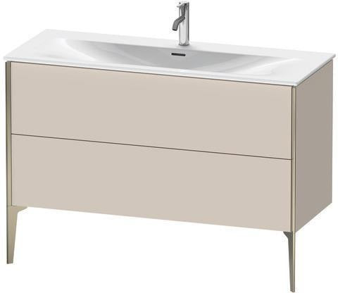 Duravit Waschtischunterbau XVIU 1210x831x480mm 2 Auszüge Ahorn mitte Schürze s-matt
