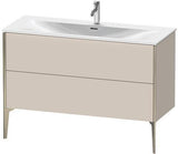 Duravit Waschtischunterbau XVIU 1210x831x480mm 2 Auszüge Ahorn mitte Schürze s-matt