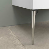 DURAVIT Sivida Sockelfuß 2er Set Chrom 250 mm für WTU mit Befestigungsmaterial