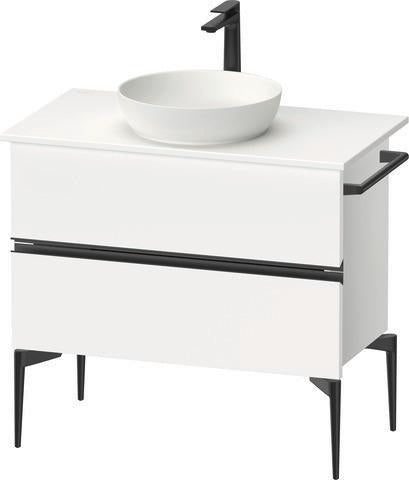 DURAVIT Sivida Waschtischunterbau 845 mm Eiche mit 2 Schubkästen und Soft-Close