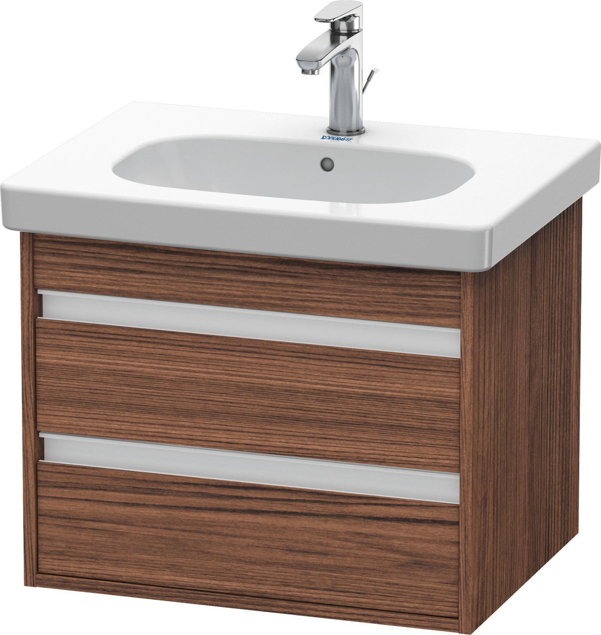Duravit Ketho Waschtischunterbau 455x600x480mm wandhängend 2 Schubkästen basalt matt