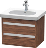 Duravit Ketho Waschtischunterbau 455x600x480mm wandhängend 2 Schubkästen basalt matt