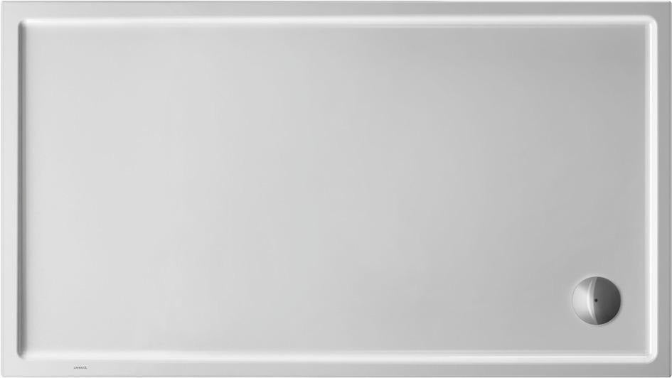DURAVIT Starck Slimline Duschwanne 1400x750 mm Weiß Sanitäracryl mit Antislip