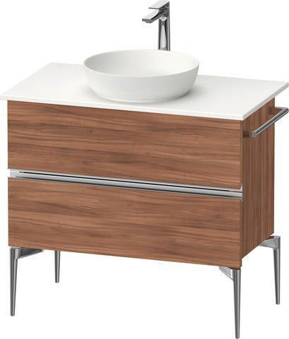 DURAVIT Sivida Waschtischunterbau 845 mm Eiche mit 2 Schubkästen und Soft-Close