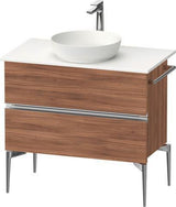 DURAVIT Sivida Waschtischunterbau 845 mm Eiche mit 2 Schubkästen und Soft-Close