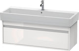 DURAVIT Ketho Waschtischunterbau 1150 mm wandhängend basalt matt 1 Auszug