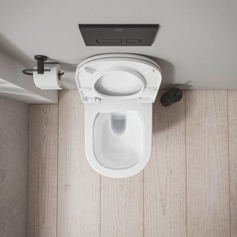 DURAVIT D-Code 2.0 WC-Sitz ohne Absenkautomatik, abnehmbar, Edelstahlscharniere, Weiß