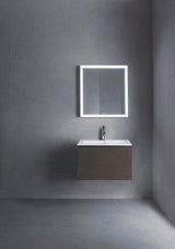 Duravit ME by Starck Möbelwaschtisch 630 mm, weiss seidenmatt, mit Überlauf, 1 Hahnloch