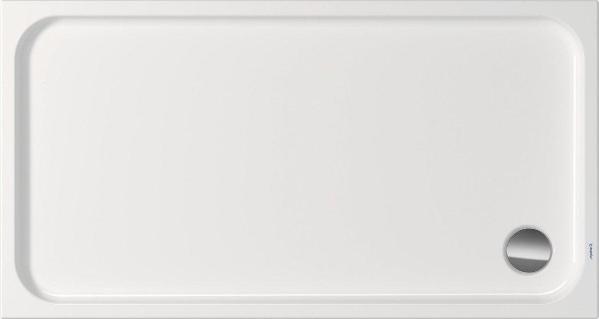 DURAVIT D-Code Duschwanne 1300x800x85 mm Weiß Sanitäracryl rechteckig
