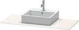 Duravit Konsole XSquare 800x550x16 mm Dolomiti Grey Hochglanz mit Ausschnitt