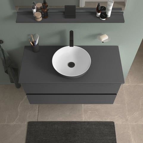 DURAVIT Sivida Waschtischunterbau 1045 mm, bodenstehend, 2 Schubkästen, Soft-Close, Weiß Matt