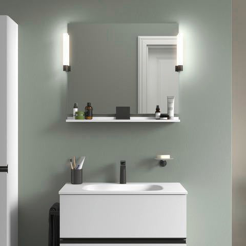 DURAVIT Sivida Waschtischunterbau 810 mm, bodenstehend, 2 Schubkästen, Chrom/Graphit Matt